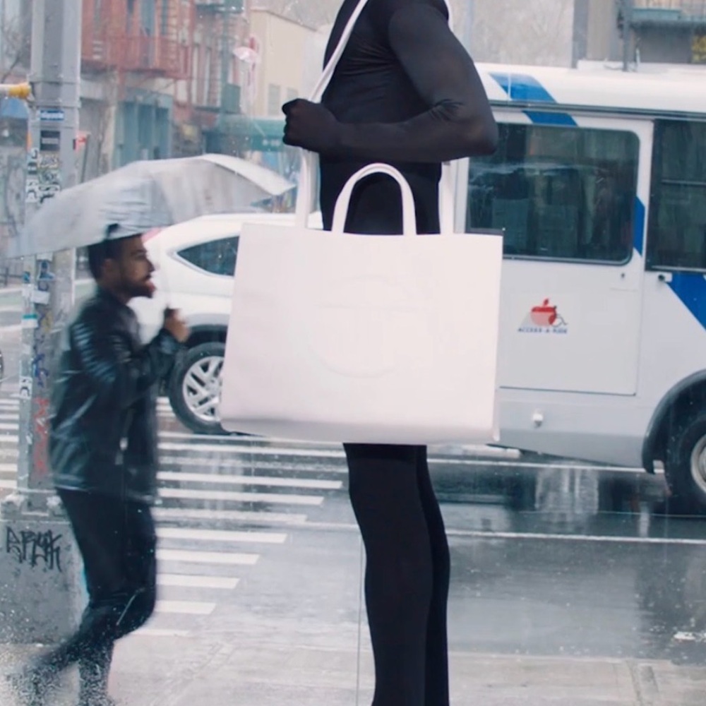Telfar Burgundy Tote Bag - Picture 4 of 5
